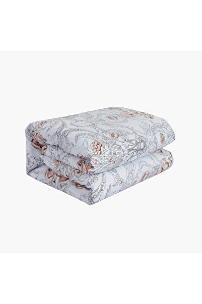 unique home collection Unique Home All Season 4-Piece Printed Single Comforter Set - 170x240 cms