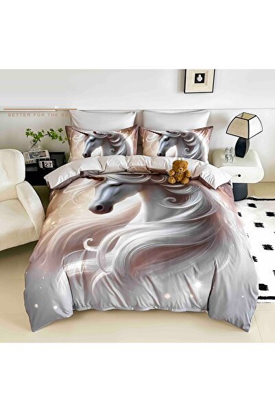 CHIRASO CHIRASO Bedding, 5D, 1 Person, ELASTIC Sheet 140x200cm, Duvet Cover 155x205cm, 2 Pillowcases