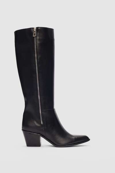 selin shoes Alyenne Side Zipper Women's Boots - Black