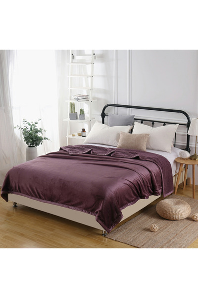 KARLEEN Decor Flannel Sherpa King Blanket - 230x260 cms