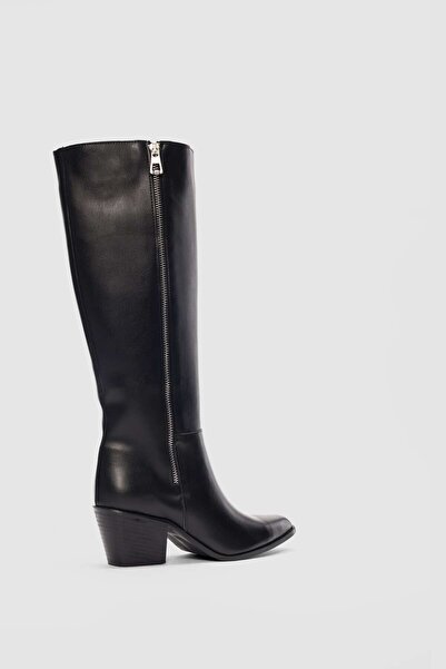 selin shoes Alyenne Side Zipper Women's Boots - Black