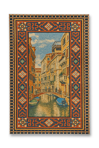 Rugs Modern Halı MOSSO Ιταλία Υφαντό Διακοσμητικό Χαλί με Σχέδια Vintage moss...