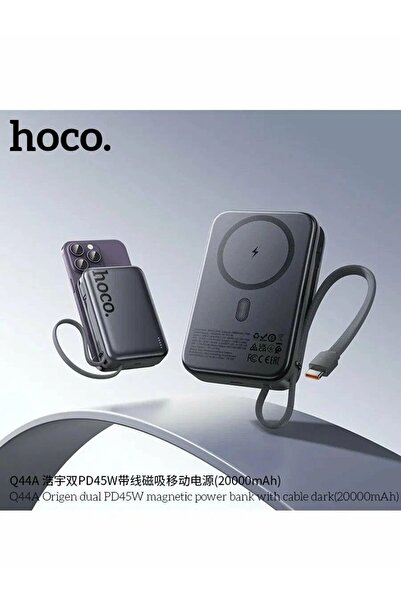Hoco Q44A 20000mAh Magnetic Power Bank (45W PD)