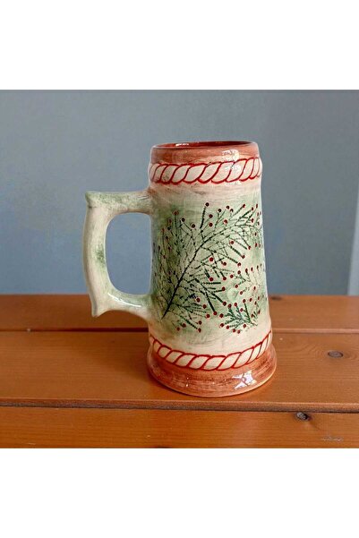 GÜLDANE SANAT ATÖLYESİ Yeni Yıl Temalı El Yapımı Büyük Kupa