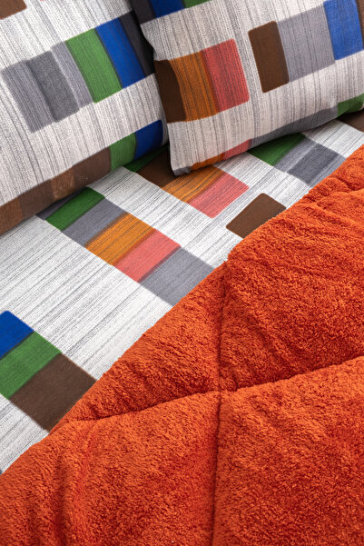 Formeya Veluna Double Wellsoft Quilt Sleeping Set Double Sleeping Set with Elastic Sheet + Pillowcase