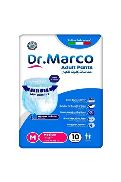 DR.MARCO Adult Diapers – Size M (Pack of 10)