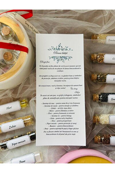 OEM Set of symbolic spices for the first bath