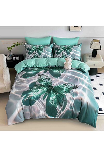 CHIRASO CHIRASO Bedding, 5D, 1 Person, ELASTIC Sheet 140x200cm, Duvet Cover 155x205cm, 2 Pillowcases