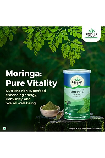 Organic India Moringa Powder 100 Gram Pack