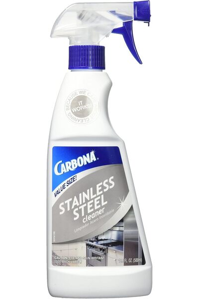 Carbona Delta Stainless Steel Cleaner, 16.8 Fluid Ounce
