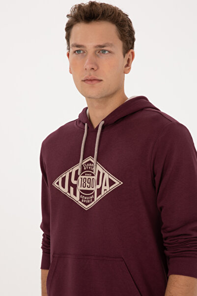 U.S. Polo Assn. Men's Burgundy Sweatshirt 50308129-Vr177