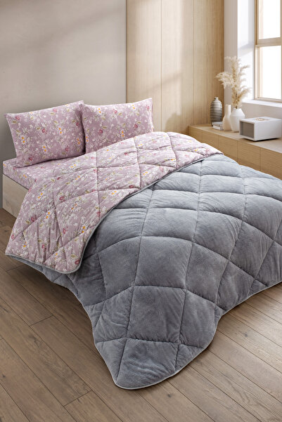 Formeya Nordelle Single Wellsoft Quilt Sleeping Set Single Sleeping Set with Elastic Sheet + Pillowcase