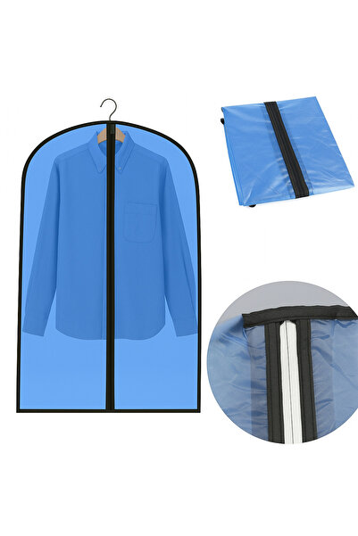 zola Protective cover for suit, with zipper, 60x90 cm, blue