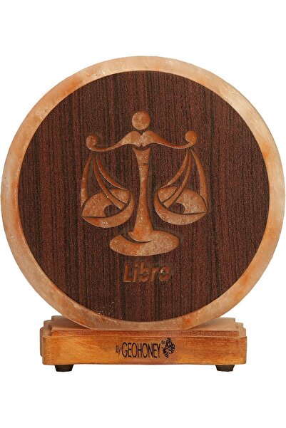 Geohoney Himalayan Salt Lamp - Zodiac Sign Libra GH-CSL-042 F
