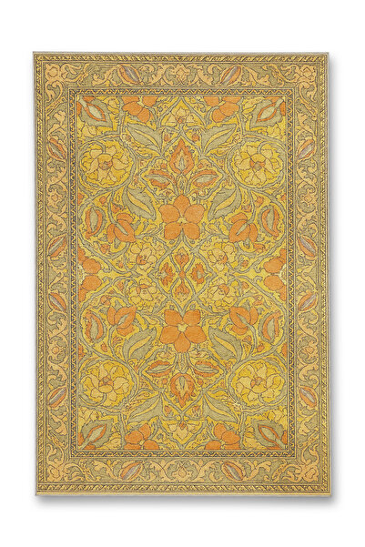 Rugs Modern Halı Mosso Floral Themed Pattern Woven Base Vintage Decorative Ru...