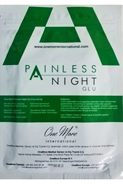One More Onemore Painlessis Ağrı Bandı 25 Adet.