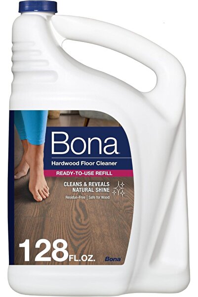 BONA عبوة إعادة تعبئة منظف الأرضيات الخشبية، ١٢٨ أونصة سائلة، بدون رائحة - من...