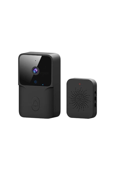 FONIX SmartView DoorBell Pro – Ασύρματο κουδούνι πόρτας με βίντεο HD, μαύρο