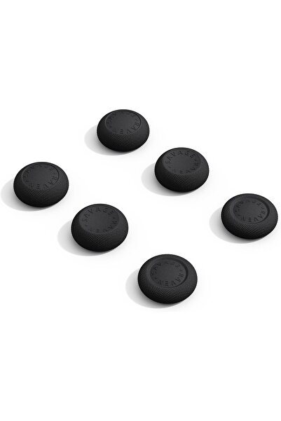 Savage Raven CQC Thumb Grip Set for Nintendo Switch 2 Joy‑Con - Black (3 Pairs)