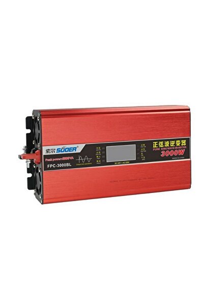 Bolsat İnverter 3000 WATT TAM SİNÜS 24 VOLT GİRİŞLİ LCD EKRANLI