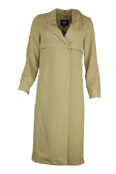 Vero Moda Carf Rita Beige coat - XS, Beige, 100% polyester