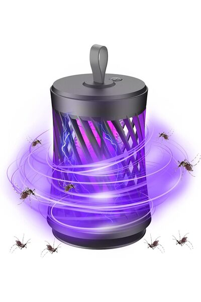 Generic مصباح إلكتروني LED لقتل البعوض - جهاز صاعق حشرات محمول بزاوية 360 درج...