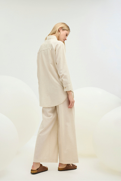 GİZZEY 21401 SET PANTALONI CU BUTONI PENTRU FEMEI