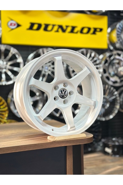 Samlas Volk Racing TE37 Beyaz Jant Takımı – 17"x7.5J – 5x100 – ET35 – 73.1 – ...