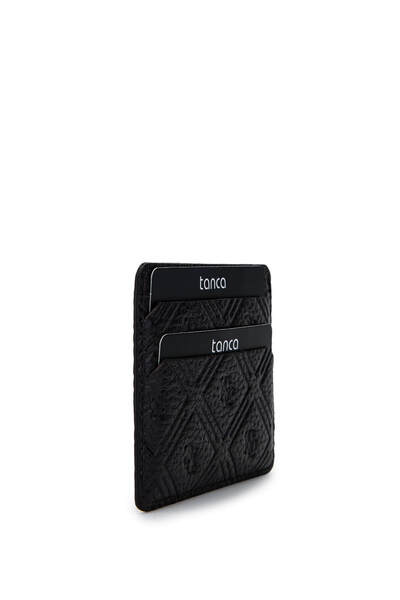 Tamer Tanca Men's Genuine Leather Brown Card Holder