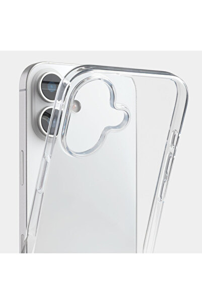 mooodcase iPhone 17 Compatible Transparent Silicone Case - Shock-Absorbing Flexible Protective Clear Cover