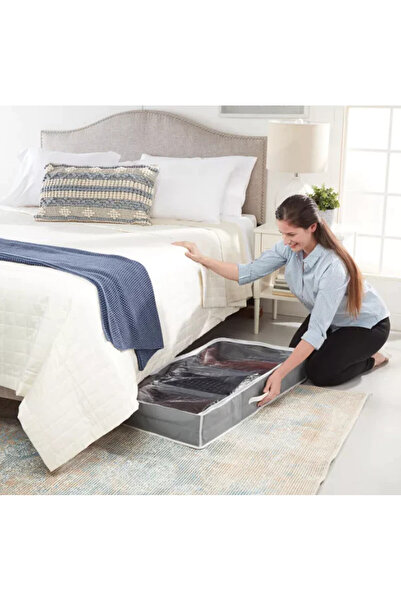 zola Shoe organizer, 3 compartments, grey