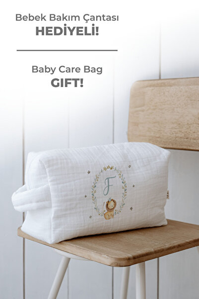 Tuğba Kuğu Organic 11-Piece Hospital Release - Little Lion Series - Letter F