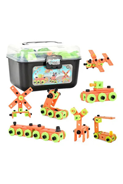 COOYA 82-Piece Building Assembling Tool Toy Set 21 x 21 x15cm