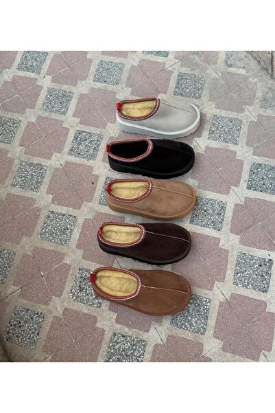 DİVA Μαύρο Σουέτ Μάλλινο τεμαχίων Γυναικείο Casual Παντόφλες