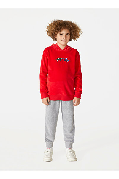 Elsima Boys' Velvet Pajama Set Winter