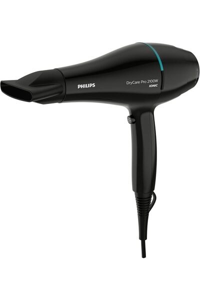 Philips Pro Hair Dryer 2100W, Heat-Protect & Ionic, Black - BHD272/03