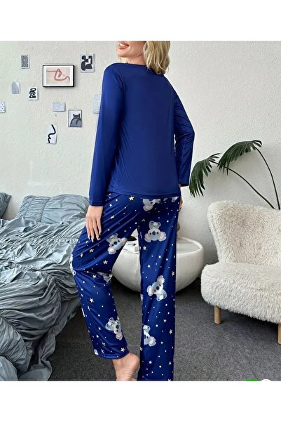 MANUFACTURER KOALA DESENLİ KADIN PİJAMA TAKIMI