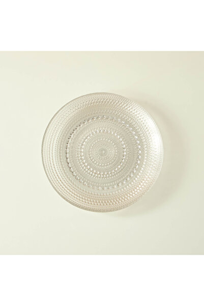 Lifestyle Clear 4-Piece Pearl Plate Set - 27 cms