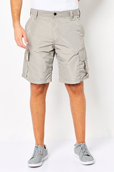 G-STAR RAW Men Regular Fit Solid Cargo Shorts, Grey
