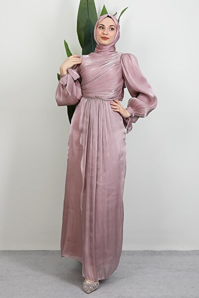 giz astore Ahunisa Yoryo Abiye Soft Pembe