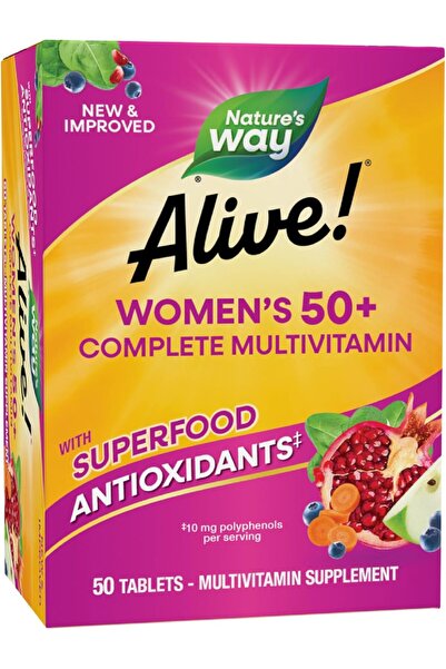 Nature's Way ألايف! فيتامينات متعددة كاملة للنساء فوق سن الخمسين