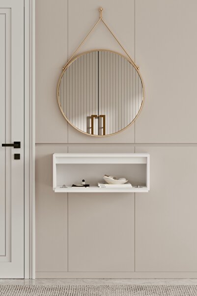 moldesan Noir Beyaz MDF Duvara Monte Dresuar 50 cm