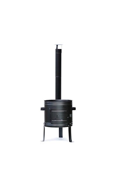Perfect Home Stove for cauldron/cast-iron pot, flue and elbow, 85 L, 56x67 cm,