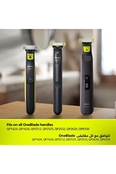 Philips Men's Razor OneBlade Replacement - 2 Pieces, QP220/50