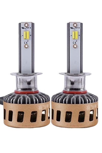 Ruan Set of 2 H3 LED Bulbs with 3 Color Shades (yellow, white, xenon)