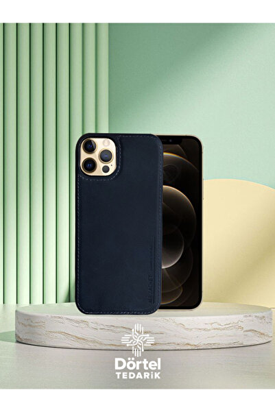 DEERDERİ حافظة حماية من الجلد الطبيعي لهاتف آيفون 13 برو ماكس من جونو