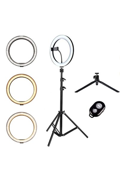 selling depot Ring Light Circular Lamp 30cm (12in) LED, USB, 3 Modes, 10 Brightness Levels, Phone Holder