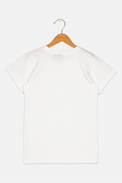 Disney X NBA Kids Girl Graphic Print Short Sleeve T-Shirt, White