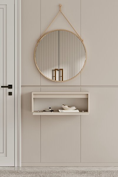 moldesan Noir Bej MDF Duvara Monte Dresuar 70 cm