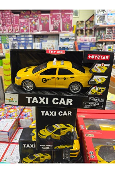 G-TUĞ OUTLET KUTULU PİLLİ SESLİ TAKSİ ARABA